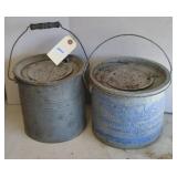 (2) MINNOW BUCKETS