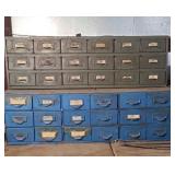(2) HARDWARE CABINETS
