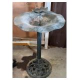 METAL BIRD BATH