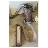 ANTIQUE HANSON SCALE & BROOKINS OIL CAN