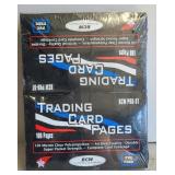 (100) TRADING CARDS SHEETS, NEW