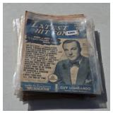 1940S, 1950S SONG RECORD BOOKS