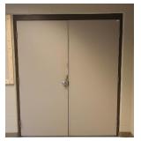 INTERIOR METAL DOUBLE DOOR