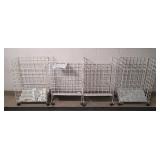 (4) ROLLING PLAN RACKS