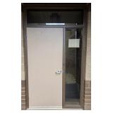 EXTERIOR METAL DOOR W/ WINDOWS