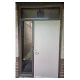 EXTERIOR METAL DOOR W/ WINDOWS