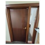 INTERIOR WOOD DOOR W/ WINDOW