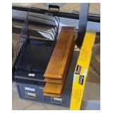 METAL CARD CABINET, RISER. PAPER SORTERS