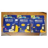 (3) HP INK CARTRIDGES 51640 3 COLORS