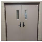 INTERIOR METAL DOUBLE DOORS