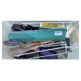 TOTE OF CRAFT SUPPLIES & MISC