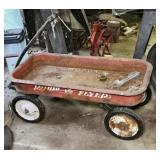 RADIO FLYER WAGON, SOME RUST & WEAR
