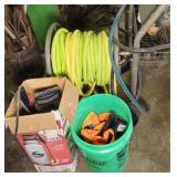 HOSE REEL, SPRAYER & STRAPS