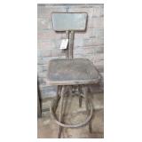METAL SHOP STOOL