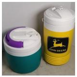 JOHN DEERE & IGLOO SMALL WATER JUGS
