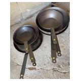 DE BUYER FRENCH LONG HANDLED SKILLETS