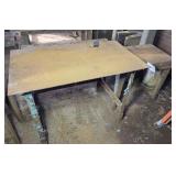 (2) METAL WELDING TABLES