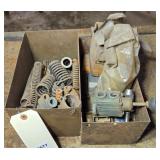 MISC PARS & (2) LIKE NEW DRILL CHUCKS