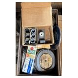 4 1/2 INCH CUTTING WHEELS, CAULK & SAFETY GLASSES