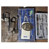 ASSTD MACHINIST TOOLS, LIGHTER, BELT BUCKLE