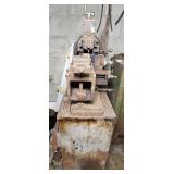 ATLAS GRINDING MACHINE MOUNTED ON CABINET