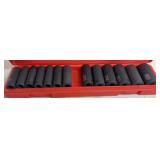 TEKTON IMPACT SOCKETS (MISSING ONE SOCKET)