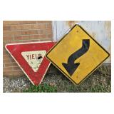 (2) ROAD SIGNS