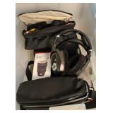 HEADPHONES, CABLES, & TOTE