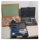 PUNCH SET, SOCKET SET, & MICROMETERS