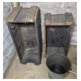 VINTAGE CRATES & GALVANIZED BUCKETS