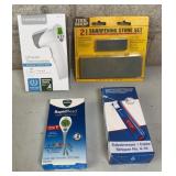 CABLE CUTTER, SHARPENING STONES, THERMOMETER