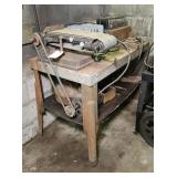 BELT SANDER W/ WORKBENCH