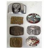 (6) BELT BUCKLES