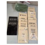 MILITARY MANUALS & HITCH COVER
