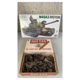 TAMIYA TANK MODEL KIT & TOY SOLDIERS