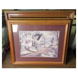 (3) ENGLISH COTTAGE PRINTS