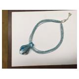 Multi-strand Bead Necklace with Pendant