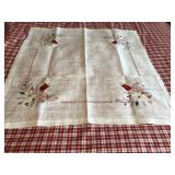 Vintage Hand-Embroidered Tablecloths