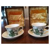 Elegant China - 2 Cup & Saucer Gift Sets