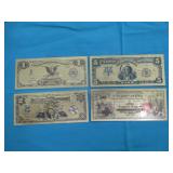 4) 24kt Gold Foil Bills