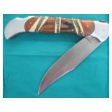 Timber Rattler Large Folding Stainless Steel Knife