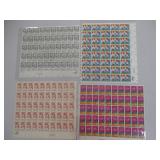 4) Sheets10c Stamps (Robert Frost, Preserve The