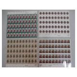 4) Sheets 8c Stamps (All Christmas)