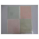 4) Sheets Stamps (The Ability To Write, Freedom To