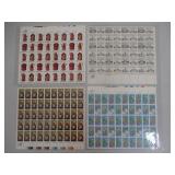 4) Sheets 15c Stamps ( Folk Art, Architecture,