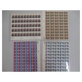 4) Sheets 10c Stamps (Paul Laurence Dunbar,
