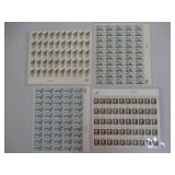 4) Sheets 6c Stamps (Edgar Lee Masters, Maine