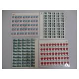 4) Sheets 5c Stamps (Johnny Appleseed, Mary