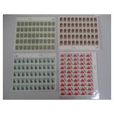 4) Sheets 6c Stamps (Alabama, California, Daniel