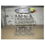 Mason Jar Spice Rack